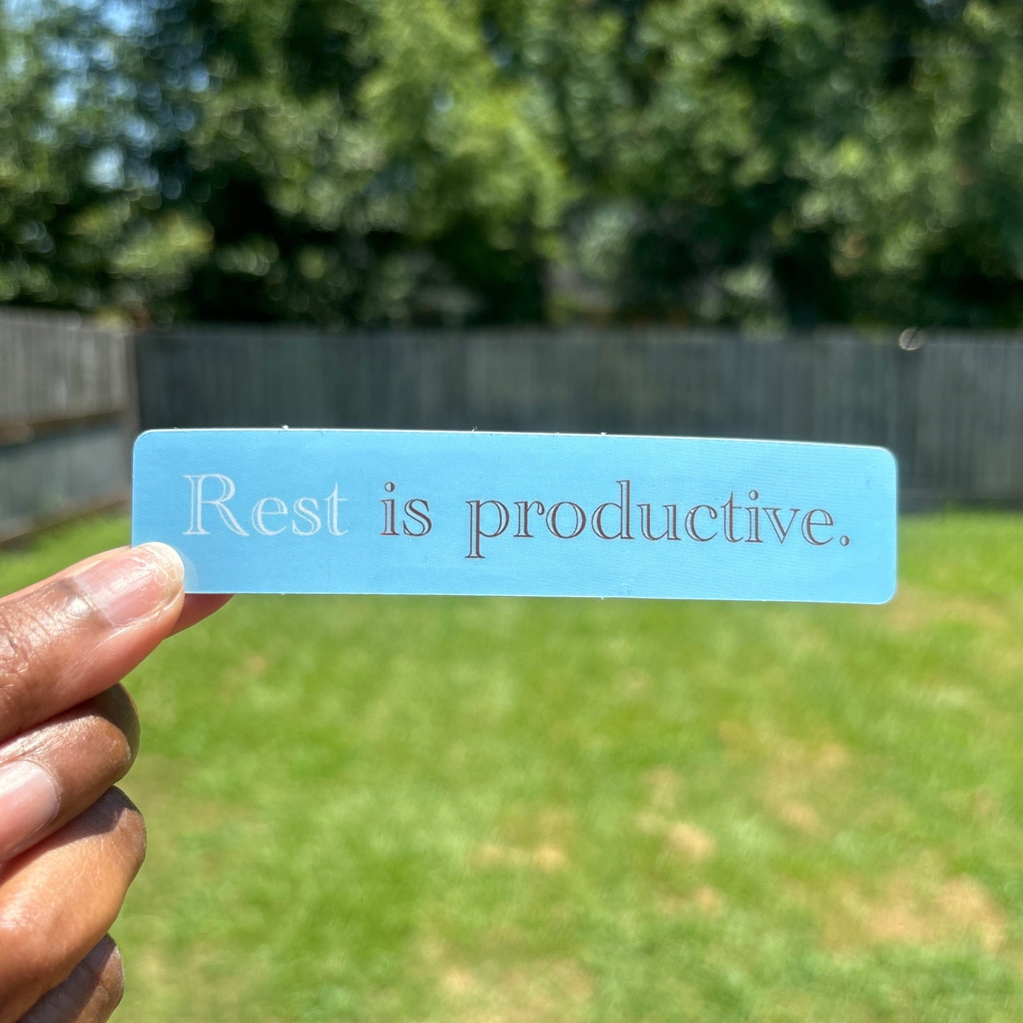 Rest is Productive Sticker